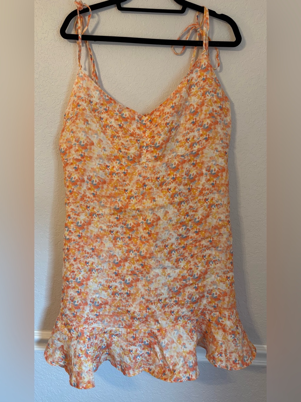 Cloth & Stone Linen Smocked Mini Dress